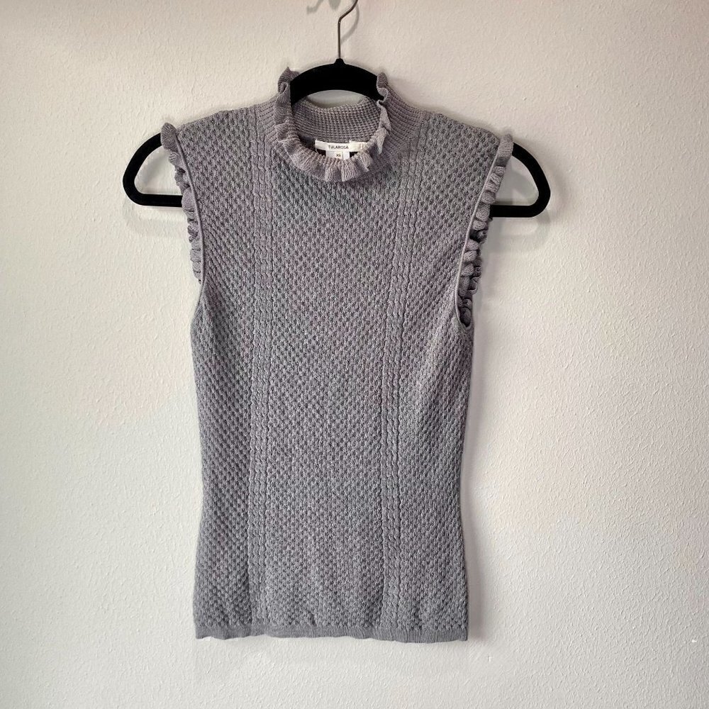 Tularosa Jessa Knit Tank Gray XS